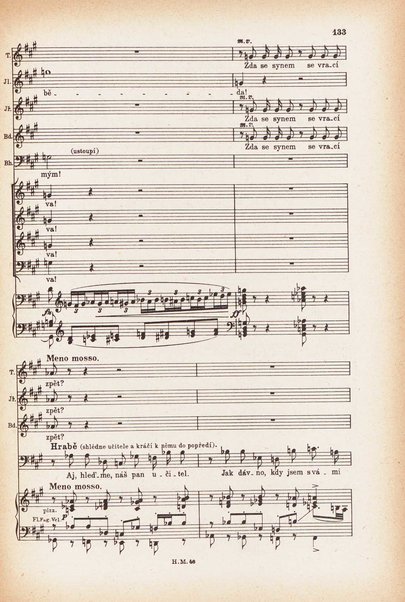 Jakobín : opera o třech dějstvích : op. 84 / Antonín Dvořák ; text napsala Marie Cervinková-Riegrová ; klavírní výtah se zpěvy upravil Roman Veselý