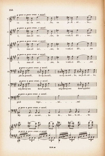 Jakobín : opera o třech dějstvích : op. 84 / Antonín Dvořák ; text napsala Marie Cervinková-Riegrová ; klavírní výtah se zpěvy upravil Roman Veselý