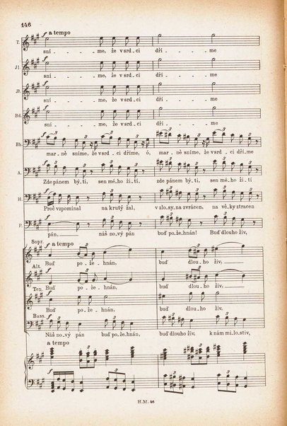 Jakobín : opera o třech dějstvích : op. 84 / Antonín Dvořák ; text napsala Marie Cervinková-Riegrová ; klavírní výtah se zpěvy upravil Roman Veselý