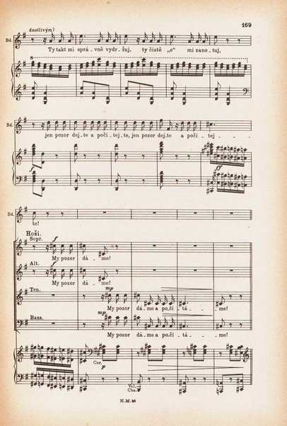 Jakobín : opera o třech dějstvích : op. 84 / Antonín Dvořák ; text napsala Marie Cervinková-Riegrová ; klavírní výtah se zpěvy upravil Roman Veselý