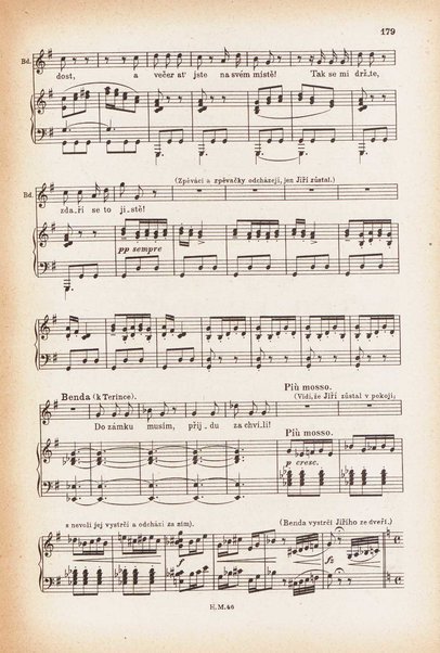 Jakobín : opera o třech dějstvích : op. 84 / Antonín Dvořák ; text napsala Marie Cervinková-Riegrová ; klavírní výtah se zpěvy upravil Roman Veselý