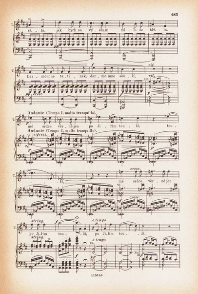 Jakobín : opera o třech dějstvích : op. 84 / Antonín Dvořák ; text napsala Marie Cervinková-Riegrová ; klavírní výtah se zpěvy upravil Roman Veselý