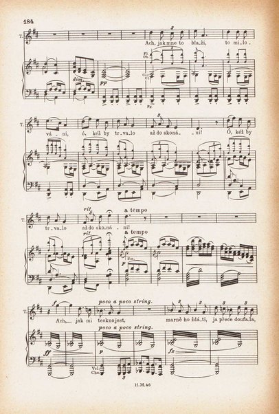 Jakobín : opera o třech dějstvích : op. 84 / Antonín Dvořák ; text napsala Marie Cervinková-Riegrová ; klavírní výtah se zpěvy upravil Roman Veselý