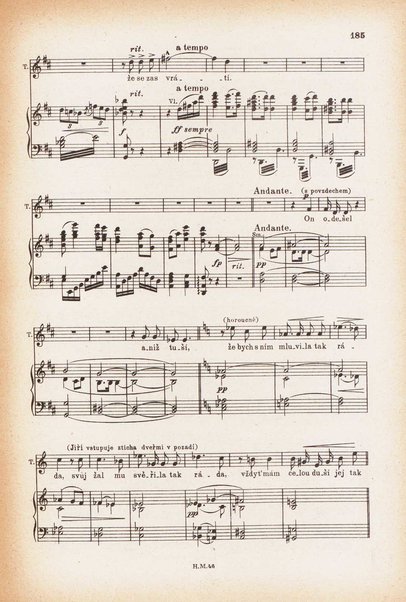 Jakobín : opera o třech dějstvích : op. 84 / Antonín Dvořák ; text napsala Marie Cervinková-Riegrová ; klavírní výtah se zpěvy upravil Roman Veselý