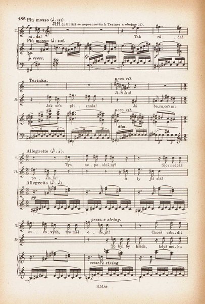 Jakobín : opera o třech dějstvích : op. 84 / Antonín Dvořák ; text napsala Marie Cervinková-Riegrová ; klavírní výtah se zpěvy upravil Roman Veselý