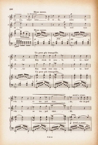 Jakobín : opera o třech dějstvích : op. 84 / Antonín Dvořák ; text napsala Marie Cervinková-Riegrová ; klavírní výtah se zpěvy upravil Roman Veselý