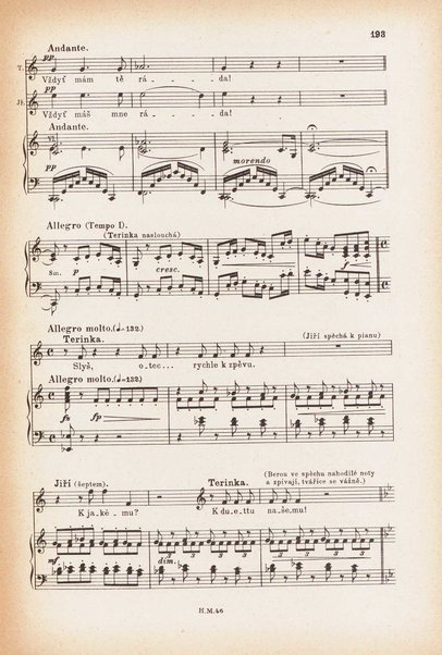 Jakobín : opera o třech dějstvích : op. 84 / Antonín Dvořák ; text napsala Marie Cervinková-Riegrová ; klavírní výtah se zpěvy upravil Roman Veselý