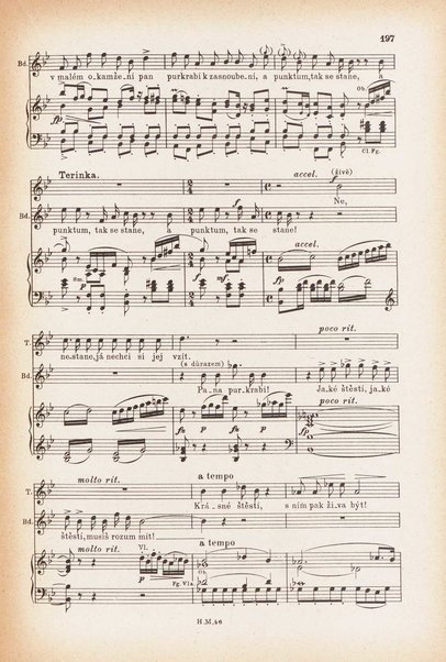 Jakobín : opera o třech dějstvích : op. 84 / Antonín Dvořák ; text napsala Marie Cervinková-Riegrová ; klavírní výtah se zpěvy upravil Roman Veselý