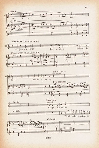 Jakobín : opera o třech dějstvích : op. 84 / Antonín Dvořák ; text napsala Marie Cervinková-Riegrová ; klavírní výtah se zpěvy upravil Roman Veselý