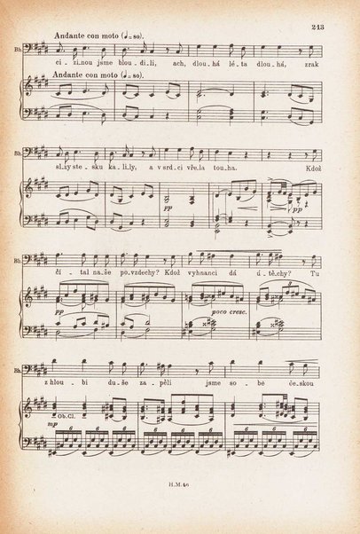 Jakobín : opera o třech dějstvích : op. 84 / Antonín Dvořák ; text napsala Marie Cervinková-Riegrová ; klavírní výtah se zpěvy upravil Roman Veselý