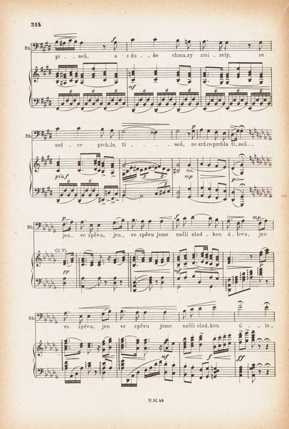 Jakobín : opera o třech dějstvích : op. 84 / Antonín Dvořák ; text napsala Marie Cervinková-Riegrová ; klavírní výtah se zpěvy upravil Roman Veselý