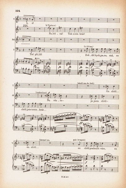 Jakobín : opera o třech dějstvích : op. 84 / Antonín Dvořák ; text napsala Marie Cervinková-Riegrová ; klavírní výtah se zpěvy upravil Roman Veselý