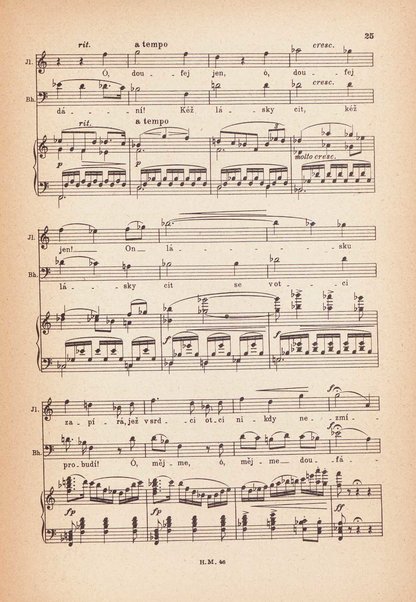 Jakobín : opera o třech dějstvích : op. 84 / Antonín Dvořák ; text napsala Marie Cervinková-Riegrová ; klavírní výtah se zpěvy upravil Roman Veselý