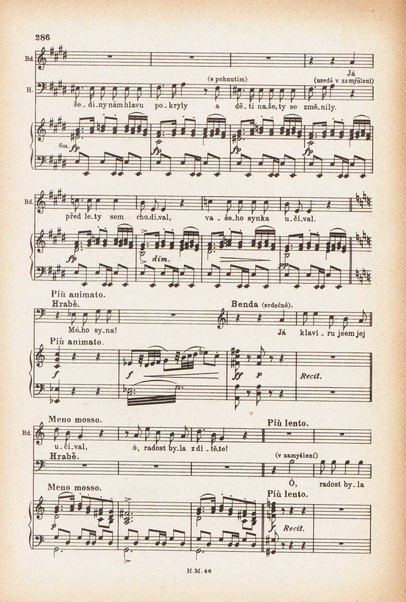 Jakobín : opera o třech dějstvích : op. 84 / Antonín Dvořák ; text napsala Marie Cervinková-Riegrová ; klavírní výtah se zpěvy upravil Roman Veselý