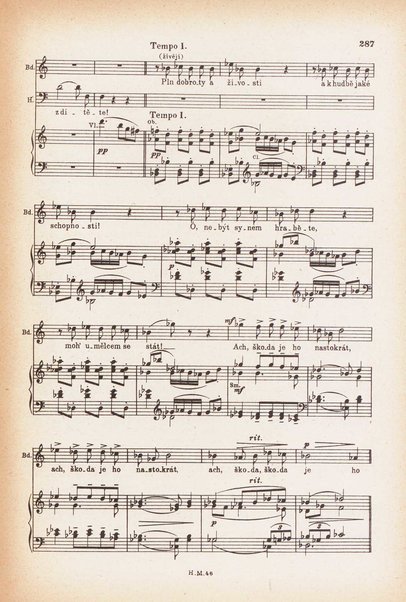 Jakobín : opera o třech dějstvích : op. 84 / Antonín Dvořák ; text napsala Marie Cervinková-Riegrová ; klavírní výtah se zpěvy upravil Roman Veselý