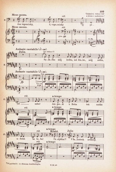 Jakobín : opera o třech dějstvích : op. 84 / Antonín Dvořák ; text napsala Marie Cervinková-Riegrová ; klavírní výtah se zpěvy upravil Roman Veselý
