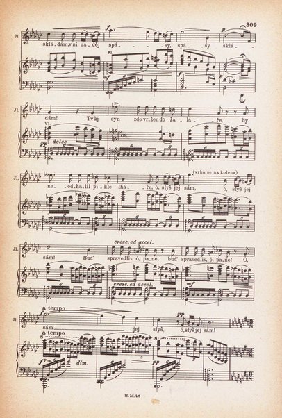 Jakobín : opera o třech dějstvích : op. 84 / Antonín Dvořák ; text napsala Marie Cervinková-Riegrová ; klavírní výtah se zpěvy upravil Roman Veselý