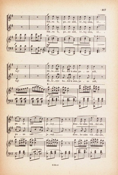 Jakobín : opera o třech dějstvích : op. 84 / Antonín Dvořák ; text napsala Marie Cervinková-Riegrová ; klavírní výtah se zpěvy upravil Roman Veselý