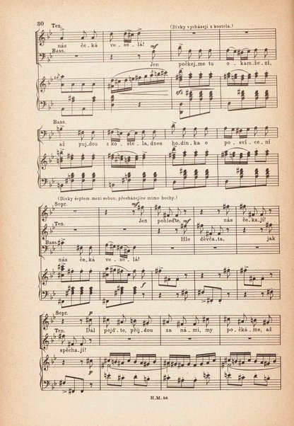 Jakobín : opera o třech dějstvích : op. 84 / Antonín Dvořák ; text napsala Marie Cervinková-Riegrová ; klavírní výtah se zpěvy upravil Roman Veselý