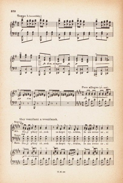 Jakobín : opera o třech dějstvích : op. 84 / Antonín Dvořák ; text napsala Marie Cervinková-Riegrová ; klavírní výtah se zpěvy upravil Roman Veselý