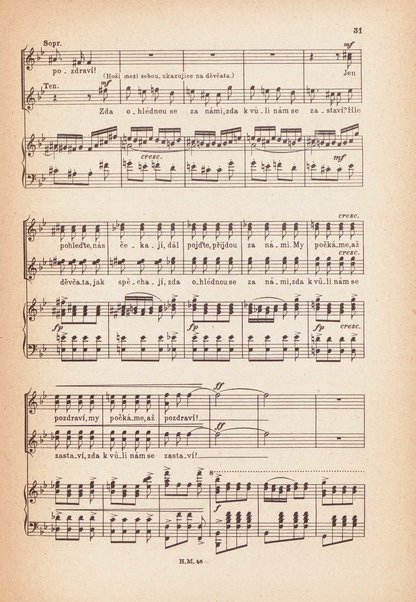 Jakobín : opera o třech dějstvích : op. 84 / Antonín Dvořák ; text napsala Marie Cervinková-Riegrová ; klavírní výtah se zpěvy upravil Roman Veselý