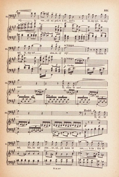 Jakobín : opera o třech dějstvích : op. 84 / Antonín Dvořák ; text napsala Marie Cervinková-Riegrová ; klavírní výtah se zpěvy upravil Roman Veselý