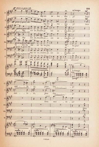 Jakobín : opera o třech dějstvích : op. 84 / Antonín Dvořák ; text napsala Marie Cervinková-Riegrová ; klavírní výtah se zpěvy upravil Roman Veselý