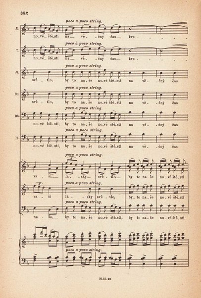 Jakobín : opera o třech dějstvích : op. 84 / Antonín Dvořák ; text napsala Marie Cervinková-Riegrová ; klavírní výtah se zpěvy upravil Roman Veselý