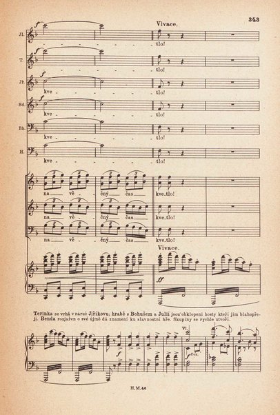 Jakobín : opera o třech dějstvích : op. 84 / Antonín Dvořák ; text napsala Marie Cervinková-Riegrová ; klavírní výtah se zpěvy upravil Roman Veselý