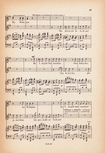 Jakobín : opera o třech dějstvích : op. 84 / Antonín Dvořák ; text napsala Marie Cervinková-Riegrová ; klavírní výtah se zpěvy upravil Roman Veselý