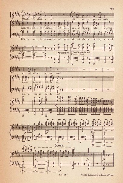 Jakobín : opera o třech dějstvích : op. 84 / Antonín Dvořák ; text napsala Marie Cervinková-Riegrová ; klavírní výtah se zpěvy upravil Roman Veselý