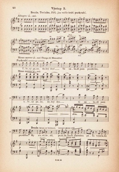 Jakobín : opera o třech dějstvích : op. 84 / Antonín Dvořák ; text napsala Marie Cervinková-Riegrová ; klavírní výtah se zpěvy upravil Roman Veselý