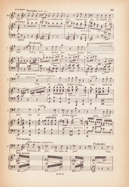 Jakobín : opera o třech dějstvích : op. 84 / Antonín Dvořák ; text napsala Marie Cervinková-Riegrová ; klavírní výtah se zpěvy upravil Roman Veselý