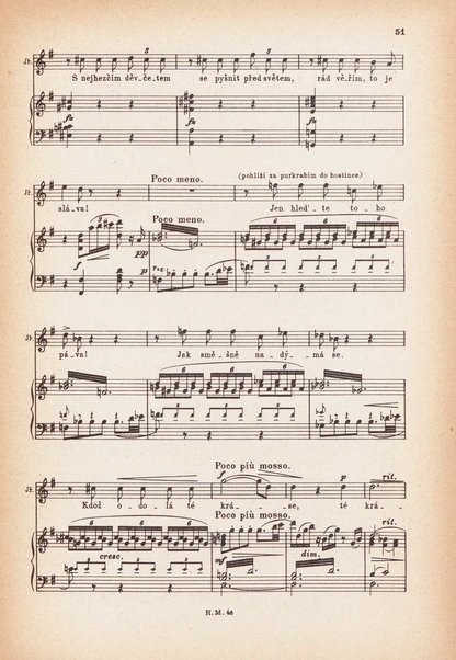 Jakobín : opera o třech dějstvích : op. 84 / Antonín Dvořák ; text napsala Marie Cervinková-Riegrová ; klavírní výtah se zpěvy upravil Roman Veselý