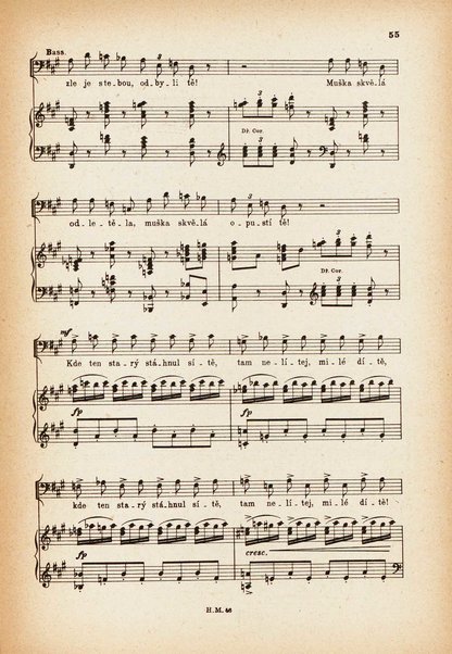 Jakobín : opera o třech dějstvích : op. 84 / Antonín Dvořák ; text napsala Marie Cervinková-Riegrová ; klavírní výtah se zpěvy upravil Roman Veselý