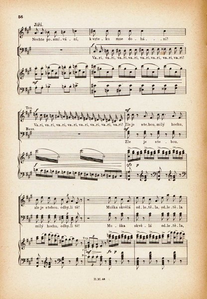 Jakobín : opera o třech dějstvích : op. 84 / Antonín Dvořák ; text napsala Marie Cervinková-Riegrová ; klavírní výtah se zpěvy upravil Roman Veselý