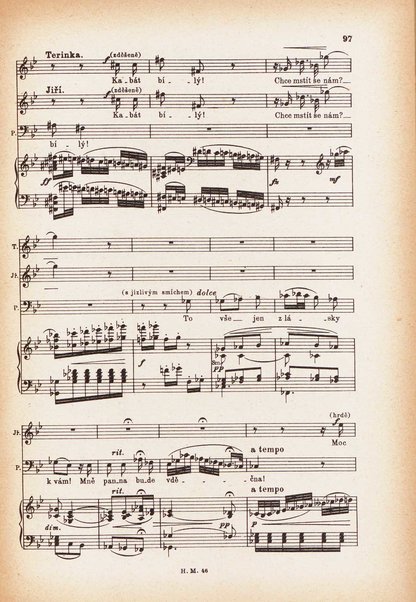 Jakobín : opera o třech dějstvích : op. 84 / Antonín Dvořák ; text napsala Marie Cervinková-Riegrová ; klavírní výtah se zpěvy upravil Roman Veselý