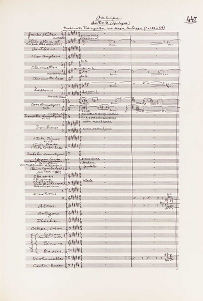 Oedipe: tragedie liricǎ în 4 acte şi 6 tablouri : opus 23 / George Enesco ; poem de Edmond Fleg