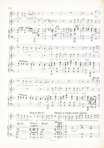 Armide : tragédie lyrique de Quinault ... / Gluck ; partition piano et chant réduite et annotée par F.-A. Gevaert