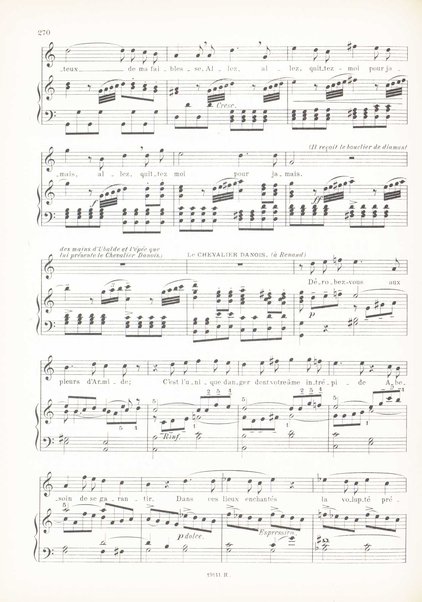 Armide : tragédie lyrique de Quinault ... / Gluck ; partition piano et chant réduite et annotée par F.-A. Gevaert