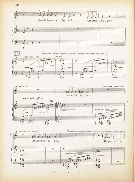 Andrea Chénier : dramma di ambiente storico in quattro quadri / di Luigi Illica ; \musica di! Umberto Giordano ; riduzione per canto e pianoforte di Amintore Galli