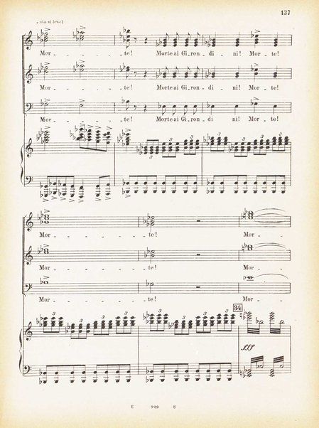 Andrea Chénier : dramma di ambiente storico in quattro quadri / di Luigi Illica ; \musica di! Umberto Giordano ; riduzione per canto e pianoforte di Amintore Galli
