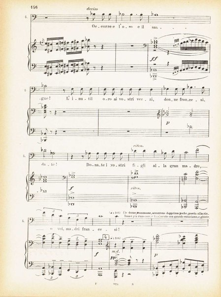 Andrea Chénier : dramma di ambiente storico in quattro quadri / di Luigi Illica ; \musica di! Umberto Giordano ; riduzione per canto e pianoforte di Amintore Galli
