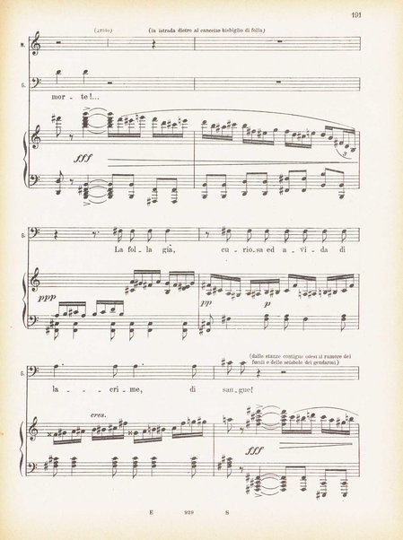 Andrea Chénier : dramma di ambiente storico in quattro quadri / di Luigi Illica ; \musica di! Umberto Giordano ; riduzione per canto e pianoforte di Amintore Galli