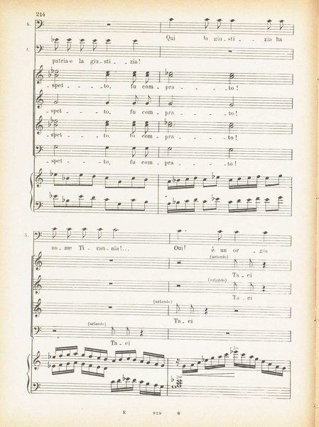 Andrea Chénier : dramma di ambiente storico in quattro quadri / di Luigi Illica ; \musica di! Umberto Giordano ; riduzione per canto e pianoforte di Amintore Galli