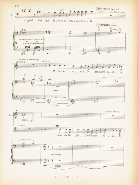 Andrea Chénier : dramma di ambiente storico in quattro quadri / di Luigi Illica ; \musica di! Umberto Giordano ; riduzione per canto e pianoforte di Amintore Galli