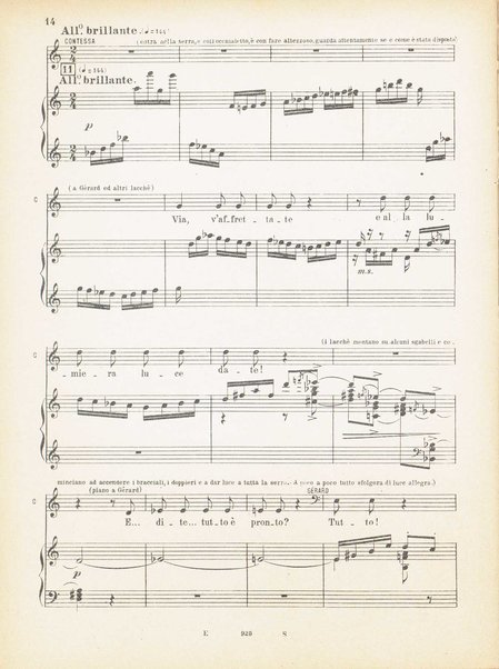 Andrea Chénier : dramma di ambiente storico in quattro quadri / di Luigi Illica ; \musica di! Umberto Giordano ; riduzione per canto e pianoforte di Amintore Galli