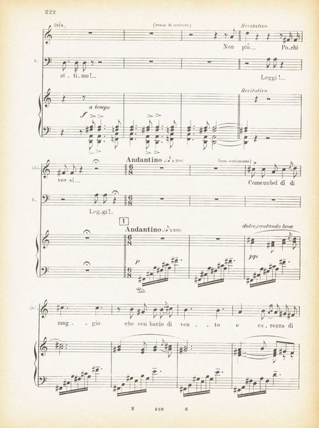 Andrea Chénier : dramma di ambiente storico in quattro quadri / di Luigi Illica ; \musica di! Umberto Giordano ; riduzione per canto e pianoforte di Amintore Galli