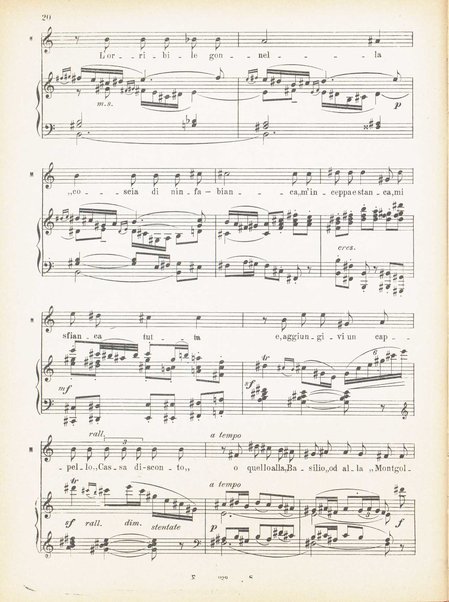 Andrea Chénier : dramma di ambiente storico in quattro quadri / di Luigi Illica ; \musica di! Umberto Giordano ; riduzione per canto e pianoforte di Amintore Galli
