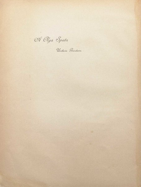 Andrea Chénier : dramma di ambiente storico in quattro quadri / di Luigi Illica ; \musica di! Umberto Giordano ; riduzione per canto e pianoforte di Amintore Galli